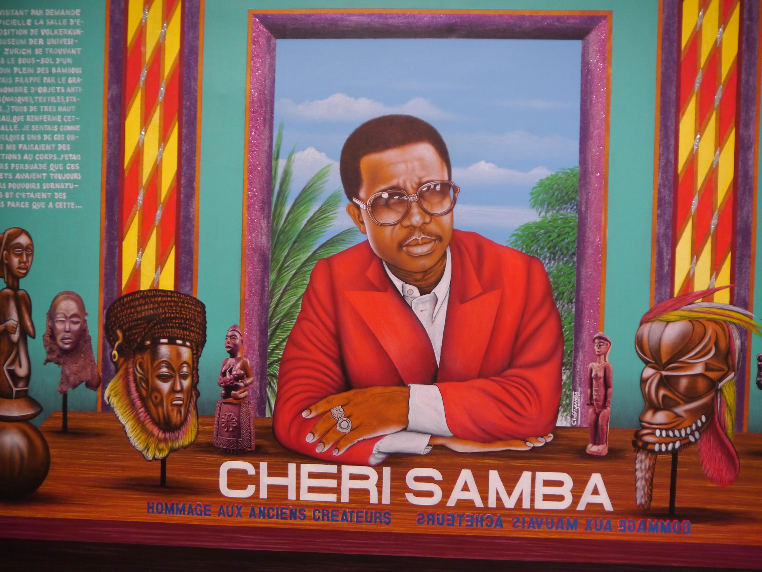 zest for art - Chéri Samba, Hommage aux anciens créateurs, 2000